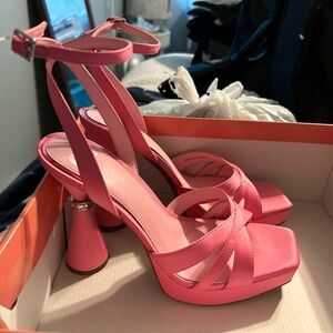 GB Baby Pink high heels